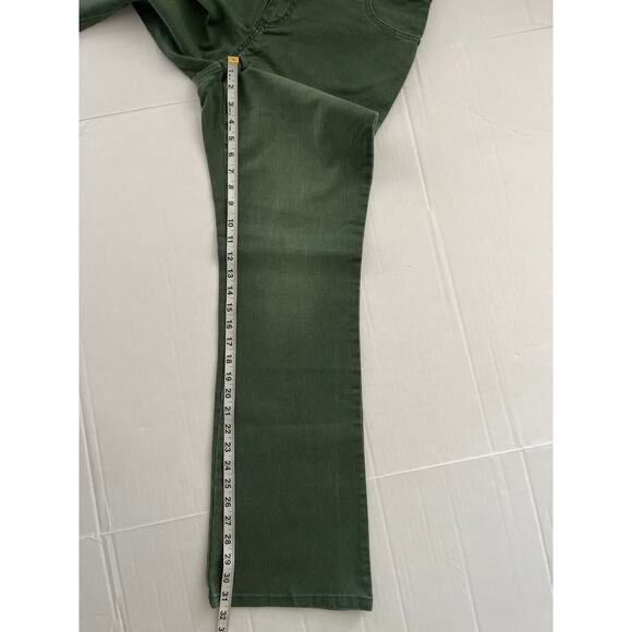 New St. John's Bay Green Jeans Womens Size 10 Bootcut Mid Rise Stretch Casual - Picture 9 of 14